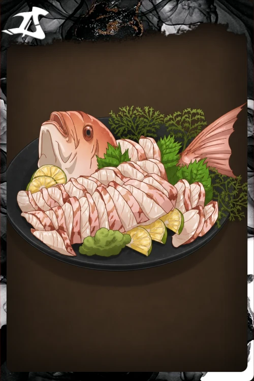 Сашими из морского леща